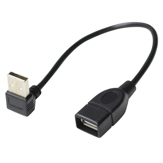 Drrntien Usb 2.0 Extension Cable New 90 Angled Down/Up Male To Female Data Charging Wire