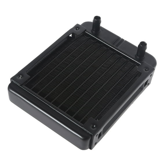 Drrntien Water Cooling Computer Radiator 10 Pipe Aluminum Heat Exchanger Liquid Cooling