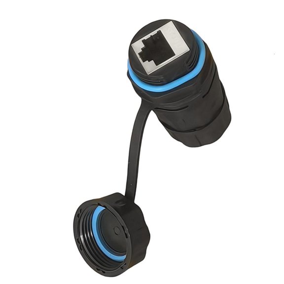 Drrntien Weatherproof RJ45 Cat6 Coupler Connector Featuring IP68 Shielded and Stable