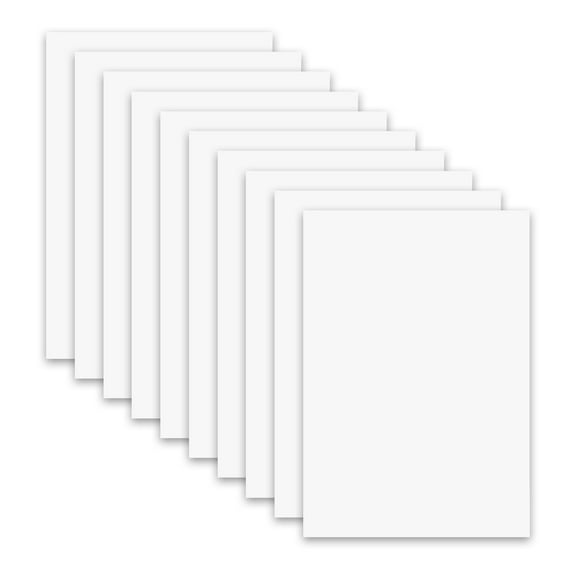 Drrntien White Smooth Alcohol Ink Pad Paper 10x7inch Heavy Weight Ink Watercolor Paper