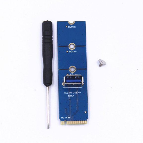 Drrntien for M.2 ngff to PCI-E X4 Slot Transfer Card Mining Pcie Riser Adapter Card for B