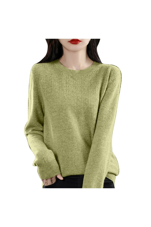100% Merino Wool Sweaters Women's Fall Winter Warm Soft Knitted Loose Pullover Turtleneck Long Sleeves