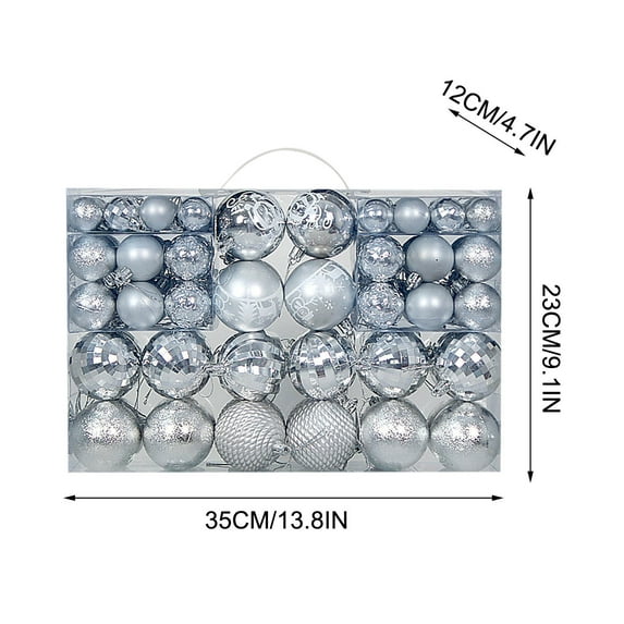 Drses‌‌ 100PCS Christmas Ornaments Christmas Tree Decoration Holiday Multiple Styles Ornaments For Christmas Trees Party Decoration