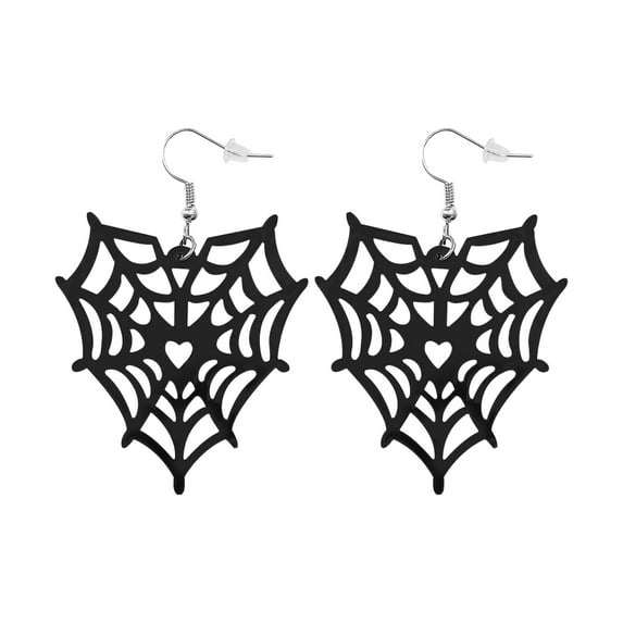 Drses European Creatives Spidering Web Funny Earrings Halloween Earrings
