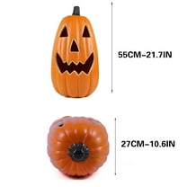 Drses‌‌ Halloween Carnival Night Pumpkin Decoration Pumpkin Head Prop Halloween Hollow Out Large Blown Molded Pumpkin Lamp Decoration