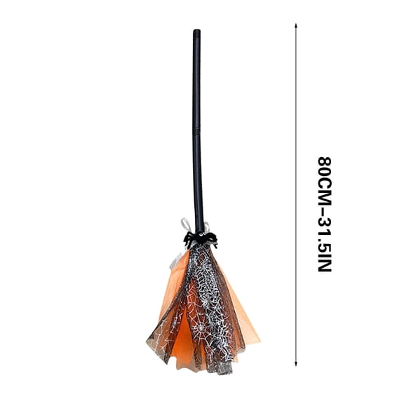 Drses Halloween Decoration Witch Flying Broomstick Party Dance Costume Props Dress Up