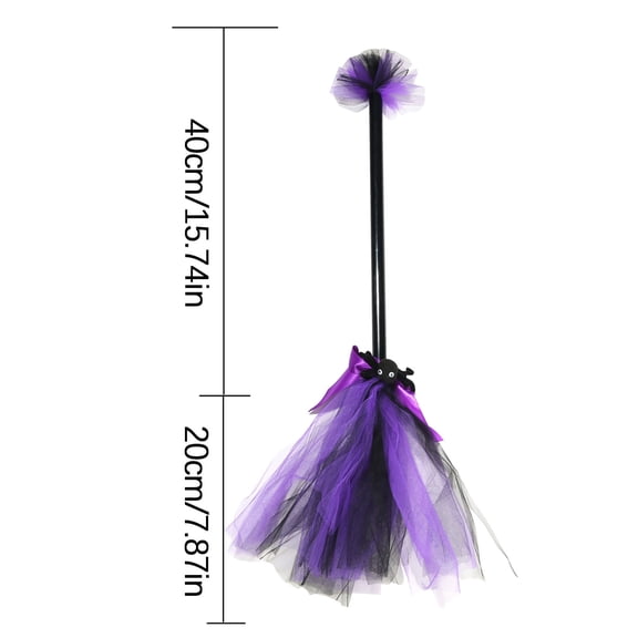 Drses Halloween Decoration Witch Flying Broomstick Party Dance Costume Props Dress Up