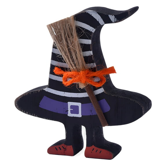 Drses Halloween Decoration Wooden Halloween Ornaments Halloween Layered Tray Dress Up Ornaments