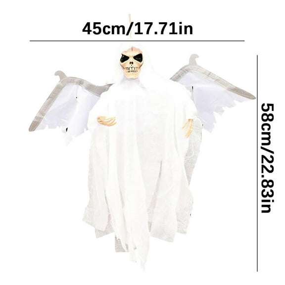 Drses‌‌ Halloween Flying Ghost Luminous Sound Control Decoration