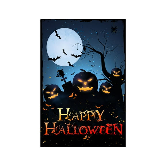 Drses‌‌ Halloween Garden Flag Party Decoration Hanging Flag Holiday Courtyard Garden Flag