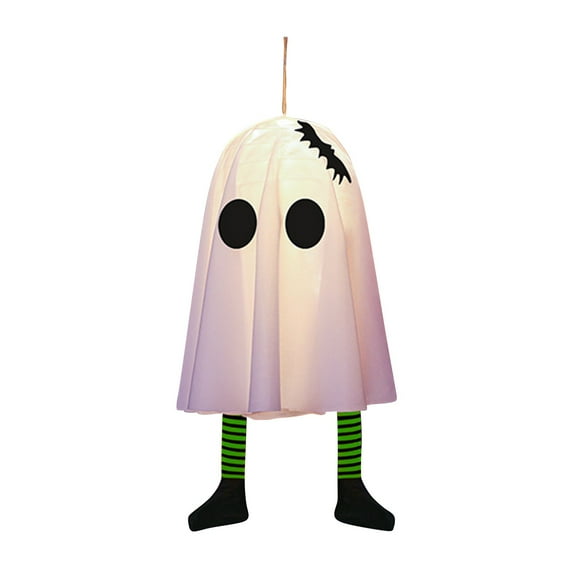 Drses Halloween Ghost Pendant Ghost Lantern String Pendant Ghost Festival Horror Interior Decoration Cloth Hanging Decorations