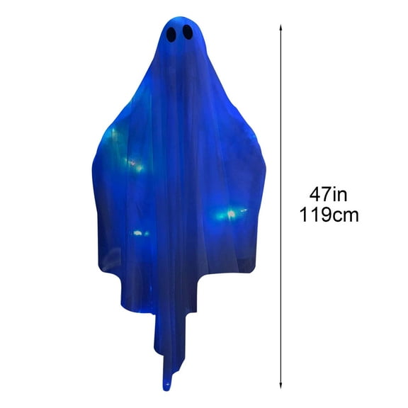Drses Halloween Glowing Screaming Ghost Decoration Props Halloween Scene Adjusting Colored Lights Room Decorating Lights