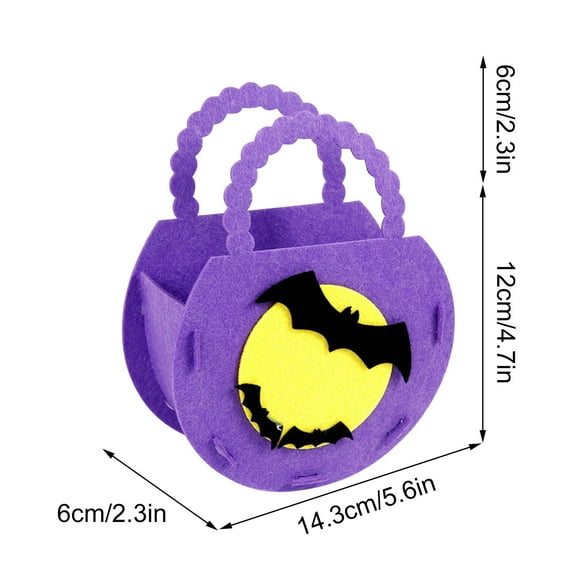 Drses‌‌ Halloween Handbag Non-woven Bag Ghost Children's Gift Candy Bag Halloween Props Supplies