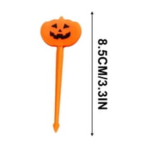 Drses‌‌ Halloween Plastic Toothpick Cake Fruit Pick Attapulgite Fruit Fork Party Supplies Cup Cake Decoration