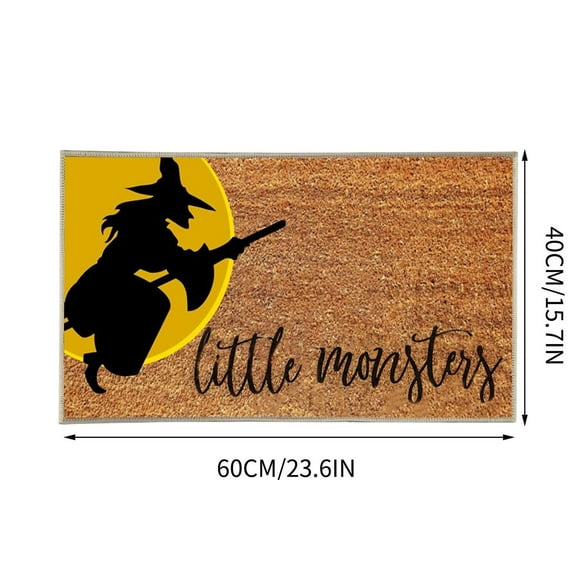 Drses‌‌ Halloween Printed Carpet Non-slip Entry Door Entry Mat Absorbent Bathroom Kitchen Entryway Mat