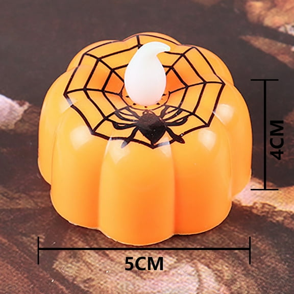 Drses Halloween Pumpkins Light Flickering LED Light Flameless Candle Special Party Home