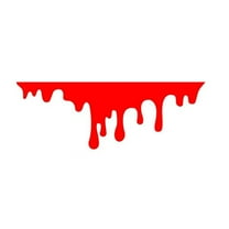 Drses‌‌ Halloween Red Killing Tail Lamp Dropping Car Decal Car Headlight Modification Sticker Dropping Sticker Covering Scratches Lamp Decal