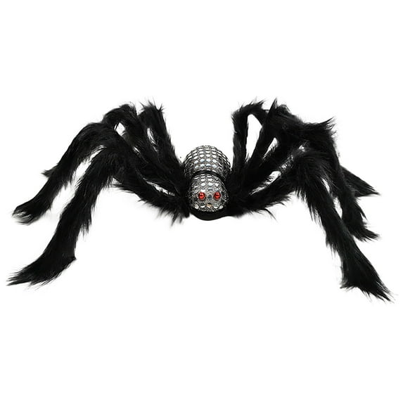 Drses Halloween Simulation Skull Big Spider 75cm Spider Ornament