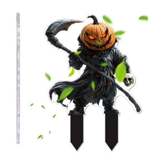 Drses‌‌ Halloween Skeleton Doll Ground Insertion Series 2D Acrylic Outdoor Garden Party Festival Decoration