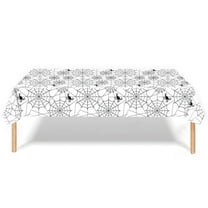 Drses‌‌ Halloween Web Tablecloth Disposable Party Tablecloth Party Decor Tablecloth