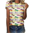 thumbnail image 1 of Drses Horse Lover T-Shirt Women Western Horse Gifts for Girls Western Funny Cute Animal Graphic Tees Short Sleeve Tops, 1 of 4