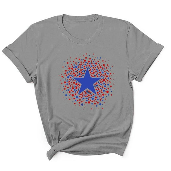 Drses Men's Independence Day Graphic Round Neck T-Shirts - American Flag & Wine Glass Patriotic Tees for 4th of July (S-3XL)