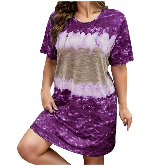 Drses Plus Size Nightgowns Women Cute Printed Sleepwear Night Gown Dresses Sleep Printed Dress