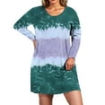 thumbnail image 1 of Drses Plus Size Nightgowns Women Cute Printed Sleepwear Night Gown Dresses Sleep Printed Dress, 1 of 7