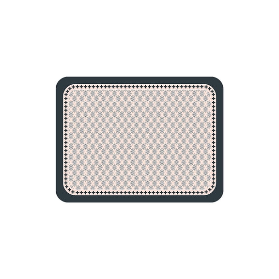 Drses Retro Placemats Retro Placemat Leather Home Printing Insulation Pad Watertight Placemat Hotel Non-Slip Western Food Mat