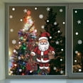 thumbnail image 1 of Drses Santa Claus Snowflake Gift Box Decoration Glass Door Window Window Sticker, 1 of 8