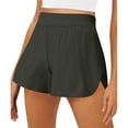 thumbnail image 1 of Drses Shorts for Women Women Summer Shorts With Elastic Waist And Lining Yoga Sports Beach Shorts Women's Athletic Shorts with Pockets, 1 of 7