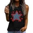 thumbnail image 1 of ‌Drses ‌Women's American Flag Tank Tops - Patriotic Stars & Stripes Graphic Tees for 4th of July, Memorial Day & Summer BBQ (S-2XL), 1 of 4