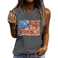 thumbnail image 1 of Drses Women's American Flag Tank Tops - Patriotic Stars & Stripes Sleeveless Round Neck Shirts for 4th of July & Independence Day (S-2XL), 1 of 4