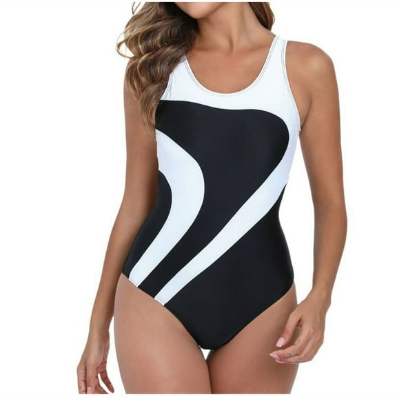Drses ‌‌‌Women's Athletic One Piece Swimsuit - Tummy Control Training Suit with Colorblock Design for Lap Swimming | 2025 Swimwear (Sizes S-2XL)