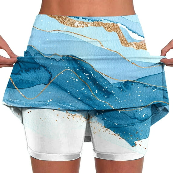 Drses Women's Athletic Shorts Tummy Control Skorts for Women High Waist Athletic Sports Skirt Shorts Leggings Casual Shorts with Pockets