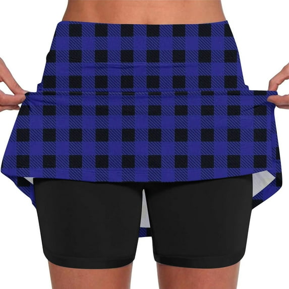 Drses Women's Athletic Shorts Tummy Control Skorts for Women High Waist Athletic Sports Skirt Shorts Leggings Casual Shorts with Pockets