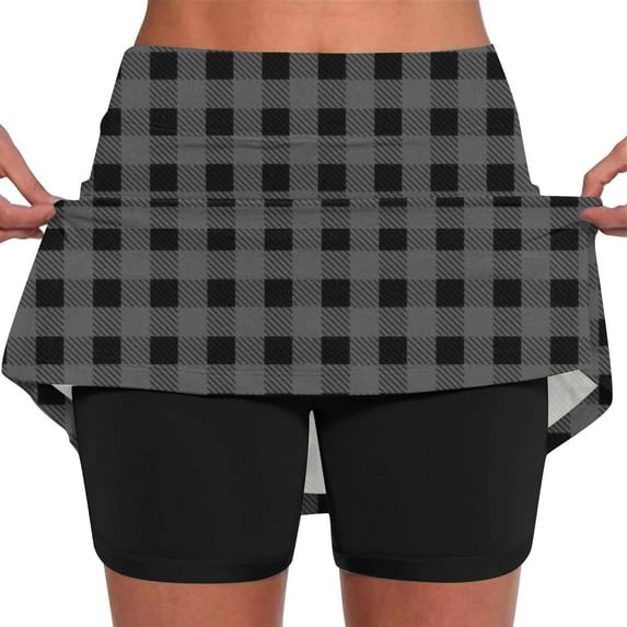 Drses Women's Athletic Shorts Tummy Control Skorts for Women High Waist Athletic Sports Skirt Shorts Leggings Casual Shorts with Pockets