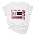 thumbnail image 1 of Drses ‌‌‌‌‌‌‌‌‌‌‌‌Women's Breast Cancer Awareness Short Sleeve Tee | Survivor Support Butterfly & Pink Ribbon T-Shirt, 1 of 3
