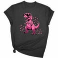 thumbnail image 1 of Drses ‌‌‌‌‌‌‌‌‌‌‌‌Women's Breast Cancer Awareness Tee | Pink Ribbon Warrior Survivor T-Shirt Short Sleeved Round Neck Top, 1 of 3