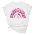 thumbnail image 1 of Drses ‌‌‌‌‌‌‌‌‌‌‌‌Women's Breast Cancer Awareness Tee | Pink Ribbon Warrior Survivor T-Shirt Short Sleeved Round Neck Top, 1 of 3