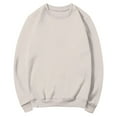 thumbnail image 1 of Drses‌‌ ‌‌‌Women's Casual Crewneck Sweatshirt - 100% Cotton Long Sleeve Comfort Pullover, 1 of 7