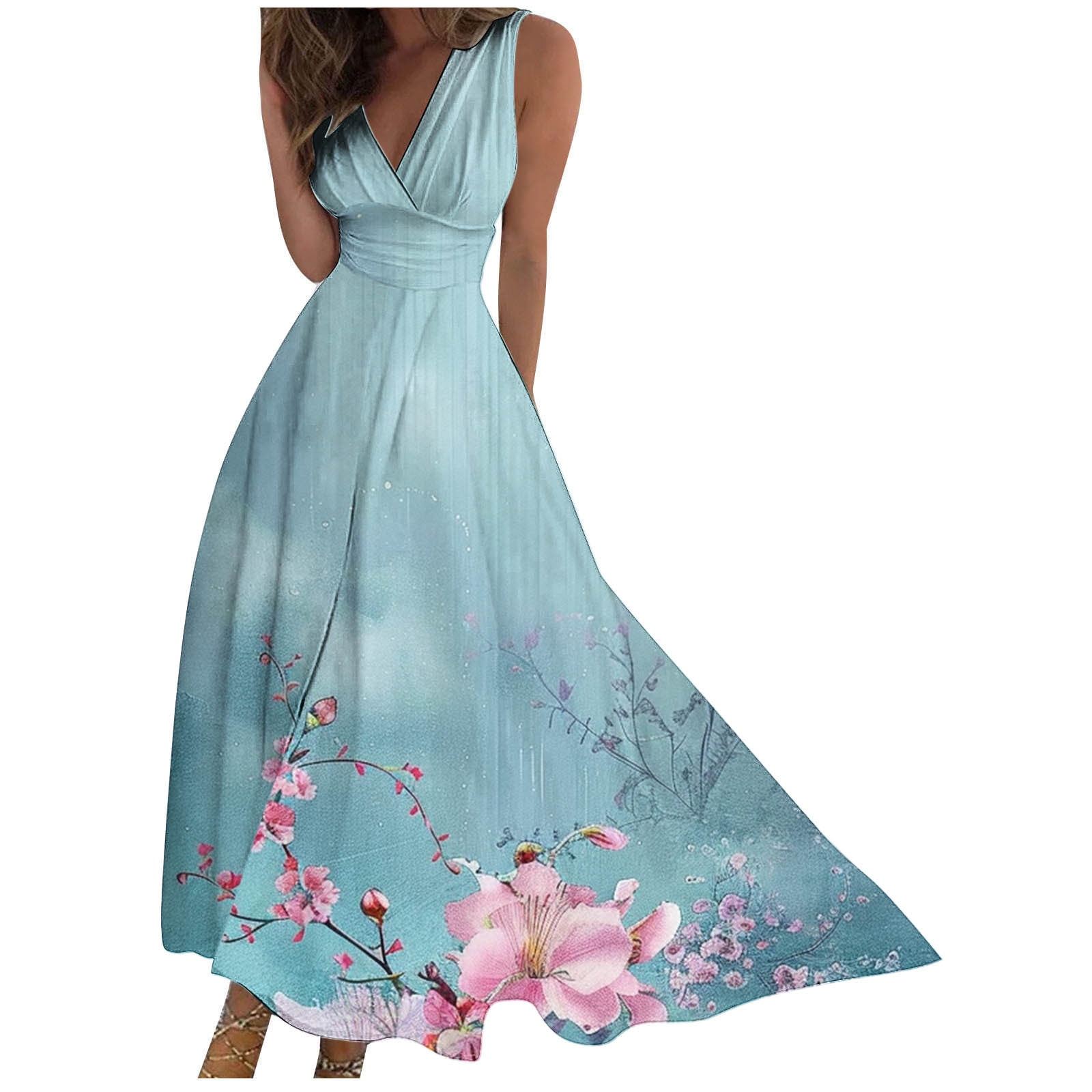 Chest Less Dresses Drses Women's Casual Dresses Sleeveless Dress Women's Spring/Summer ...