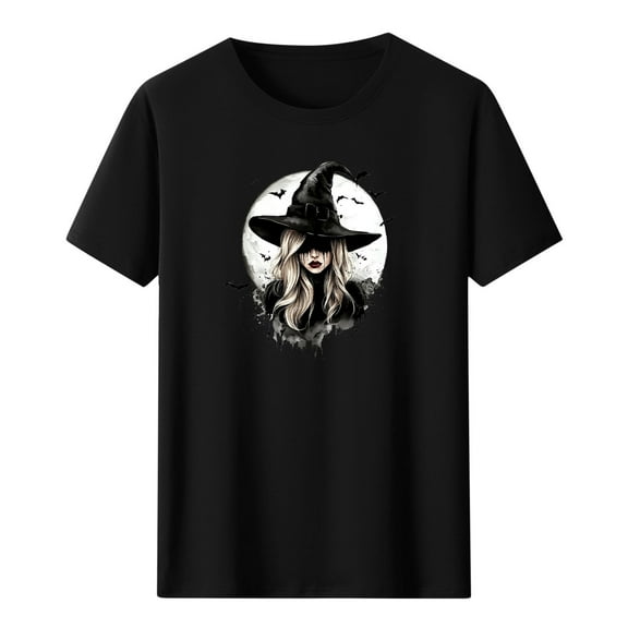 Drses‌‌ ‌‌‌‌‌‌‌‌‌‌‌‌‌‌‌‌‌‌‌‌Women's Halloween Ghost & Pumpkin Graphic T-Shirt - In My Spooky Era Short Sleeve Crew Neck Tee