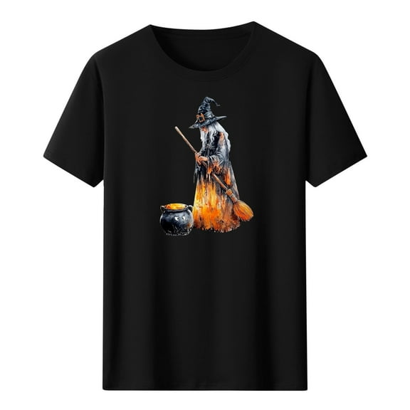 Drses‌‌ ‌‌‌‌‌‌‌‌‌‌‌‌‌‌‌‌‌‌‌‌Women's Halloween Ghost & Pumpkin Graphic T-Shirt - In My Spooky Era Short Sleeve Crew Neck Tee