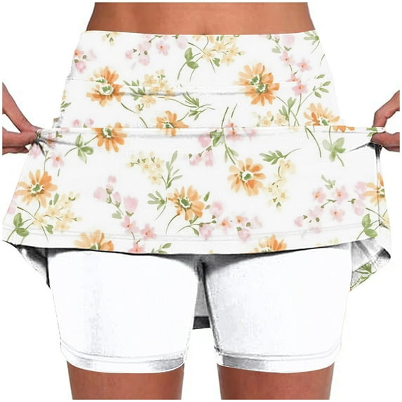 Drses Women's Mini Tennis Skirt Athletic Golf Skorts with Pockets Athletic Shorts Summer Workout Outfits
