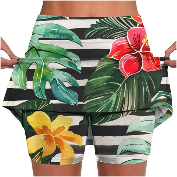 Drses Women's Mini Tennis Skirt Athletic Golf Skorts with Pockets Athletic Shorts Summer Workout Outfits