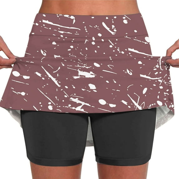 Drses Women's Mini Tennis Skirt Athletic Golf Skorts with Pockets Athletic Shorts Summer Workout Outfits