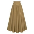 thumbnail image 1 of Drses‌‌ ‌Women's Renaissance Maxi Skirt - Elastic High Waist Flowy A-Line Long Skirt, 1 of 2