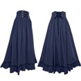 thumbnail image 1 of Drses‌‌ ‌Women's Renaissance Maxi Skirt - Elastic High Waist Flowy A-Line Long Skirt, 1 of 2