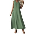 thumbnail image 1 of Drses‌‌ ‌‌‌‌‌‌‌‌‌‌‌‌‌‌‌‌‌‌‌‌‌‌‌‌‌‌‌‌‌‌‌‌‌‌‌‌‌‌‌‌‌‌‌‌‌‌‌‌‌‌‌‌‌‌‌‌‌‌‌‌‌‌‌‌‌‌‌‌‌‌‌‌‌‌‌‌‌ ‌‌‌Women's Sleeveless V Neck Maxi Dress - Flowy Loose Tank Sundress for Beach & Vacation, 1 of 6